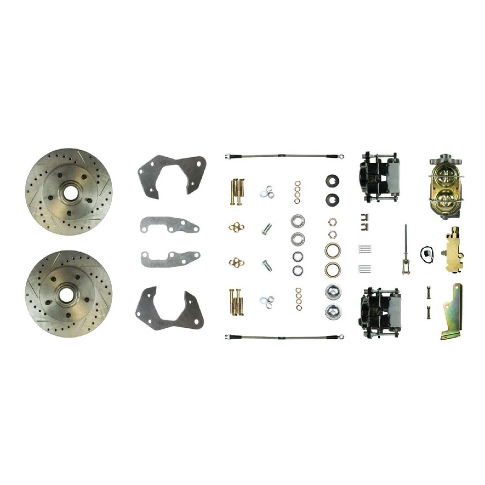 Kit de conversión de freno delantero para Chevrolet Bel Air 1965-1968 lo correcto Foto 1 de 1