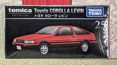 TOMICA PREMIUM #25 TOYOTA COROLLA LEVIN 1/60 SCALE NEW IN BOX USA STOCK!!! - Image 1 of 4