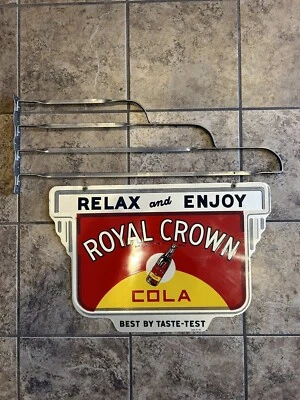 RC Tin Sign Bracket For Die Cut RC Sign ..Royal Crown - Image 1 of 3