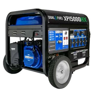 DuroMax XP15000HX 15,000 Watt Electric Start Dual Fuel Portable Generator - Picture 1 of 12