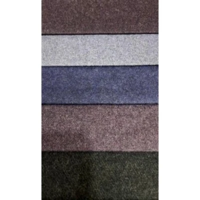 Traditional Wool Tweed Fabric Long Lasting Woolen Weave Thick Untwisted Threads - Image 1 of 4