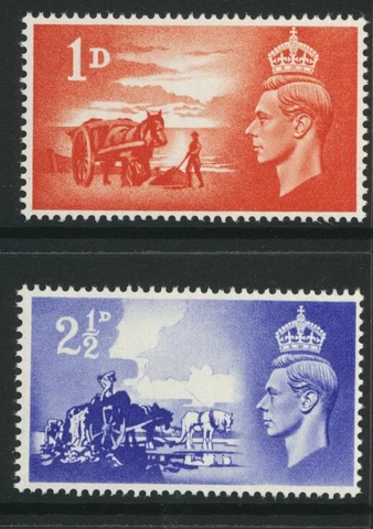 GB 1948 Channel Islands Liberation SGC1/2 Complete Set MNH sa b1 Cover