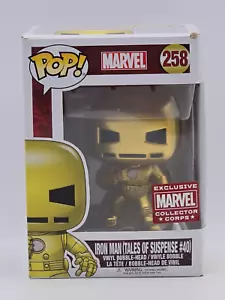 Funko Pop Marvel #258 Iron Man (Tales Of Suspense #40) Collector Corps Gold - Imagen 1 de 22