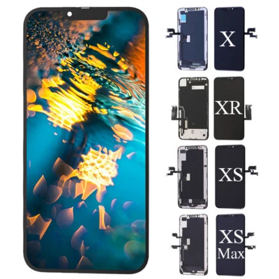 Soft OLED Display LCD Touch Screen Digitizer Assembly For iPhone 10 X XR XS Max - Image 1 of 4