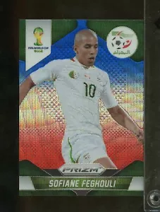 2014 Prizm World Cup SOFIANE FEGHOULI Blue Red Prizm Algeria (JU28) - Picture 1 of 2