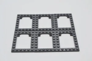 LEGO 6x Frames New Dark Bluish Gray 6x8 Trap Door Frame 92107 - Picture 1 of 2