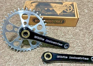 Juego de bielas SimWorks White Industries R30 165 mm grava de carretera con p... - Imagen 1 de 10