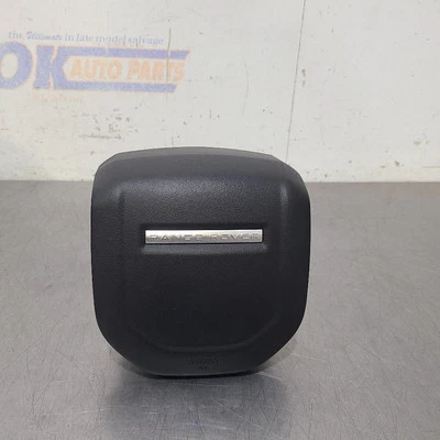 17 2017 RANGE ROVER SPORT HSE STEERING WHEEL SRS PAD BLACK LEFT DRIVER - Image 1 of 4