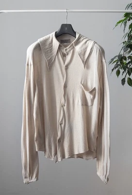 Camisa de algodón Yohji Yamamoto Pour Homme 2012 colección primavera/verano pasarela Foto 1 de 4