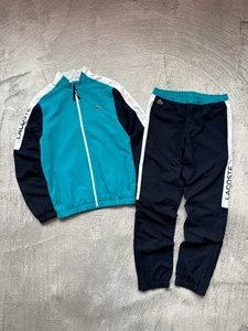 Chaqueta + Pantalones de chándal de nailon con bloques de colores deportivos Lacoste talla S para hombre - Imagen 1 de 23