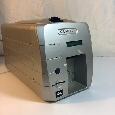 Magicard Rio 2E Std Single-Sided ID Card Printer USB LAN Serial No Feeder&Hopper - Image 1 of 4