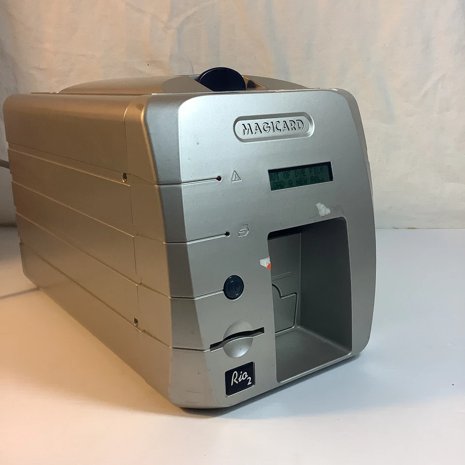 Magicard Rio 2E Std Single-Sided ID Card Printer USB LAN Serial No Feeder&Hopper - Image 1 of 4