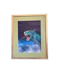 Ciruelo Cabral Illustration Original Art Front Cover For Book Of Dragon - Picture 1 of 23