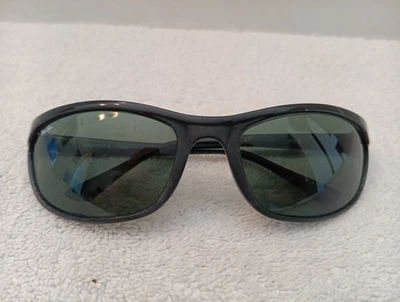 VINTAGE B&L RAY BAN W1847 PS2 SHINY BLACK G15 PREDATOR SERIES WRAP SONNENBRILLE - Bild 1 von 4