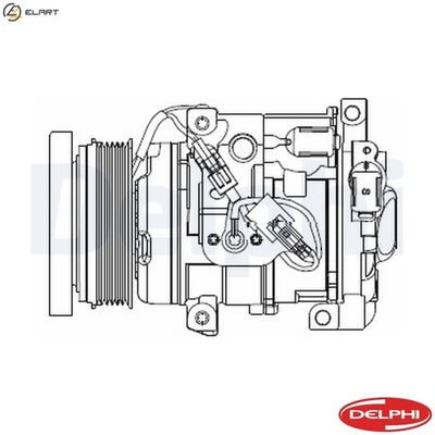 COMPRESSOR AIR CONDITIONING CS20508 FOR LEXUS TOYOTA LAND/CRUISER/200/SUV 4.5L - Image 1 of 4
