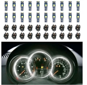 20Led Bulb Dash Lights Super Bright,  LED Bulb with Twist Lock Socket White - Picture 1 of 4