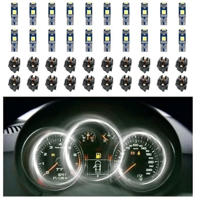 20Led Bulb Dash Lights Super Bright,  LED Bulb with Twist Lock Socket White - Image 1 of 4