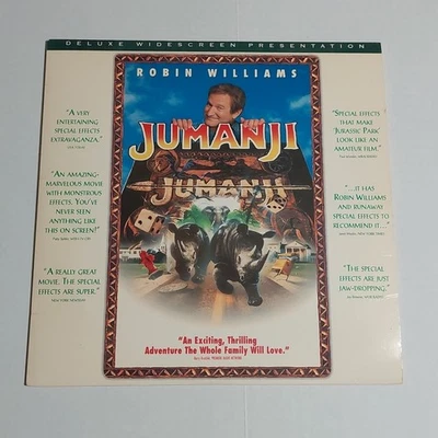 "Jumanji" - (Deluxe Widescreen Laserdisc LD, 1996) - Robin Williams - Image 1 of 3