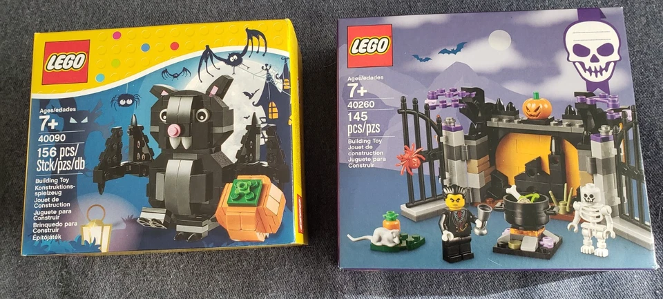 LEGO Holiday 40090 Halloween Bat 40260 Halloween Haunt Nuevo Retirado Foto 1 de 1