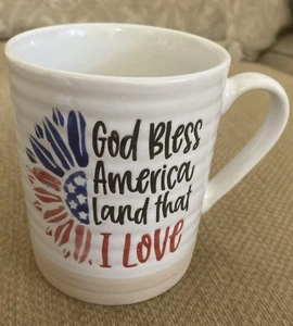 Proud To Be American Coffee Mug- Quacker Factory By Jenni Brice- 16oz - Imagen 1 de 6