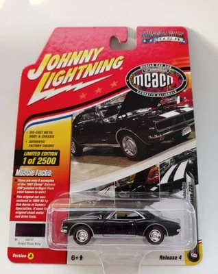 Johnny Lightning Muscle Cars USA 1967 Chevy Camaro Z28 black the Brothers  - Image 1 of 4