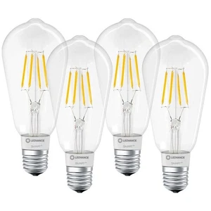 4 x LED Filament Smart+ Edison 6W E27 klar warm Dimmbar Apple Bluetooth #UVP 79€ - Bild 1 von 7