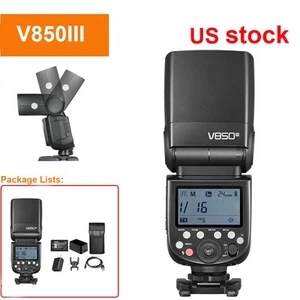 Godox V850III Flash Camera Flash Speedlight for Fuji Sony Canon Nikon Panasonic - Picture 1 of 15