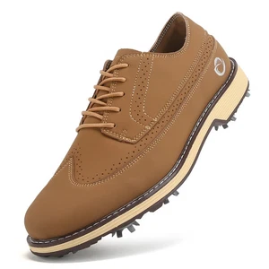 Scarpe da Golf Antiscivolo Uomo Sneakers Traspiranti per Golf Outdoor Golf Scarpe - Foto 1 di 24