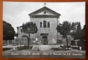Cartolina Ferrara - Chiesa S. Maurelio dei P. P. Cappuccini - 1960 ca. - Foto 1 di 1
