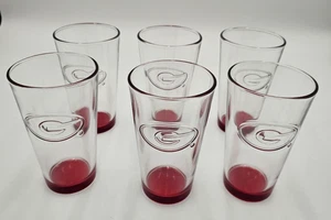 Set of 6 University of Georgia Bulldogs Collectible Drinking Glasses (Pint) - Picture 1 of 3