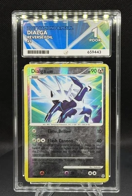 🥇 Dialga 1/130 - D&P - Holograma inverso - ACE 1 - POP 1 - ¡Solo uno calificado! 📝  Foto 1 de 4