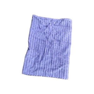 2 Vintage Valances  American Mills Purple Stripe 50X18 Made USA Window Curtains - Picture 1 of 5