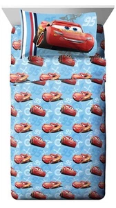 Jay Franco Disney Pixar Cars 95 3 Piece Twin Sheet Set, Classic - Picture 1 of 6