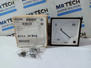 Medidor de voltios Weigel Pq 96k Mb/rango: 500 – 0 – 500v Dc 600v Cat Iii - Imagen 1 de 7