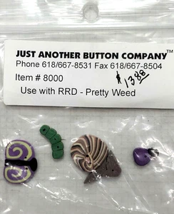 Just Another Button Company Use With RRD Pretty Weeds #8000 - Picture 1 of 3