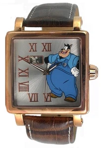 DISNEY Kater Karlo Carlo Automatik Uhr Neu Herrenuhr Damenuhr Braun Sammlerstück - Bild 1 von 1