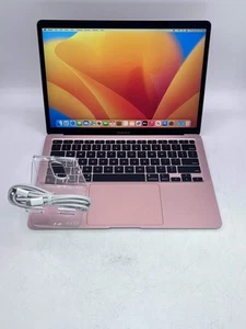 2020 Rose Gold Apple MacBook Air 13.3" M1 3.2GHz 8GB RAM 256GB SSD A2337 MGN63LL - Afbeelding 1 van 9