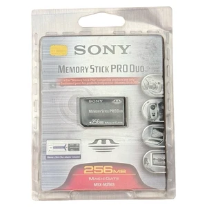 Sony 256 MB Memory Stick Pro Duo Alta Velocidad MSX-M256S Magic Gate Sellado Nuevo de Lote Antiguo - Imagen 1 de 4