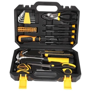 40 Pcs Home Tool Kit - Basic Household Hand Tool Set, Truck Tool Kit Wrench C... - Picture 1 of 7
