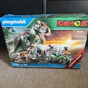 Playmobil Dinosaurier 71183 T-Rex Angriff mit Raptor & Quad 20-teiliges Figurenset - Bild 1 von 2
