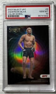 2023 Select UFC Anderson Silva Color Wheel Case Hit PSA 10 Low Pop!