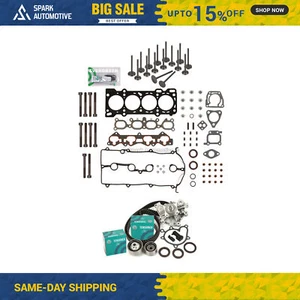 Head Gasket Set Valves Timing Belt Kit Fit 93-97 Ford Mazda 626 MX6 2.0L DOHC - Picture 1 of 12