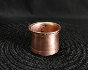 1940s Vintage Handcrafted Holy Water Copper Pot Religious Old Collectible ME29 - Picture 1 of 9