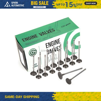 Intake Exhaust Valves Fit 96-01 Dodge Plymouth 2.0L ECB SOHC 16V - Image 1 of 4