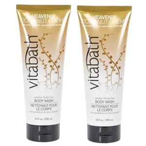 Vitabath Heavenly Coconut Creme Gel de baño 10 onzas - 2 Paquete - Imagen 1 de 6