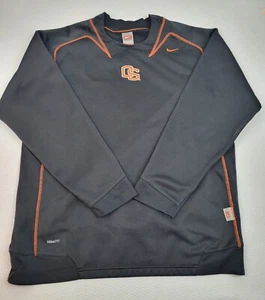 Oregon State Beavers Sweatshirt Mens Large Black Team Nike Fit Therma Pullover - Picture 1 of 10