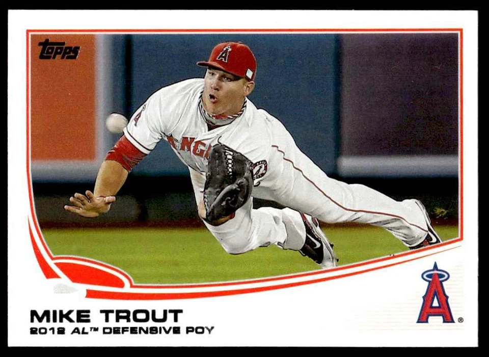 2013 Topps Mike Trout Los Angeles Angels #536 R18 - Image 1 of 2