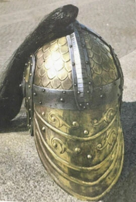Casco de armadura vikinga antigua espartana romana réplica medieval Navidad juego de rol Foto 1 de 3