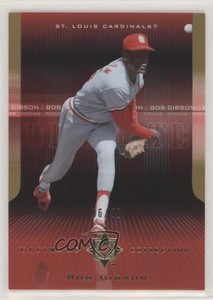 2004 Upper Deck Ultimate Collection Gold /50 Bob Gibson #4 HOF