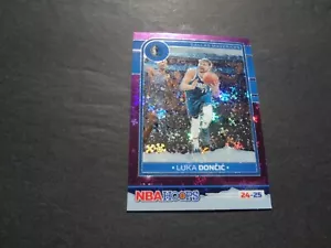 2024-25 NBA Hoops Winter Luka Doncic Purple Prizm Snowflake 115 Los Angeles LA - Picture 1 of 2